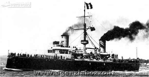 Navi da guerra RN Giuseppe Garibaldi 1899 incrociatore corazzato